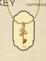 Alana Pearl Key Necklace