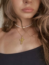 Peace Cross Necklace