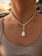 Rhea Silver Necklace
