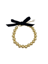 Velvet bow ball Bracelet