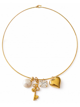 Vera Slim Charm Necklace