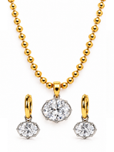 Vera Oval Two Tone Set