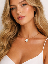 Vera Slim Pearl Necklace