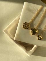 Rosa Heart Locket Necklace