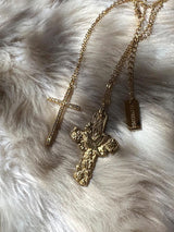 Cubic Cross Necklace