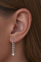 Vera Beaded Silver Earring