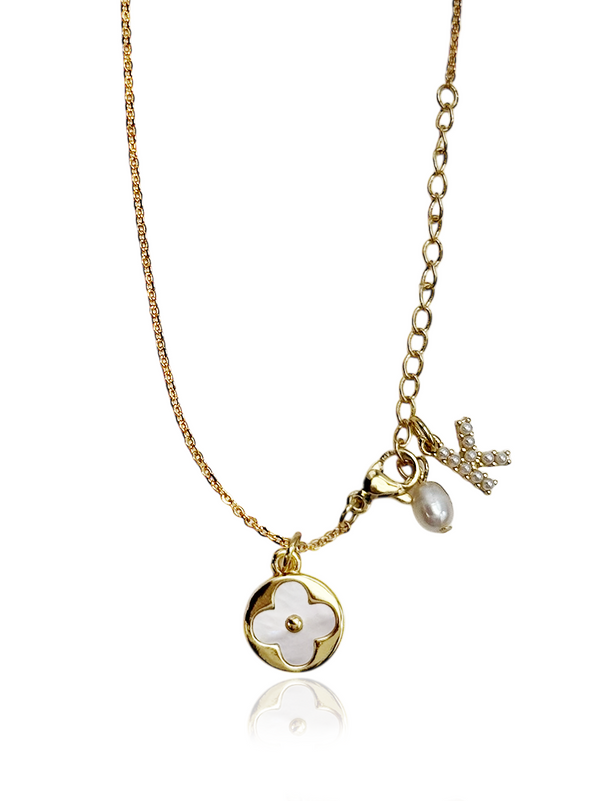 Amina Initial Necklace