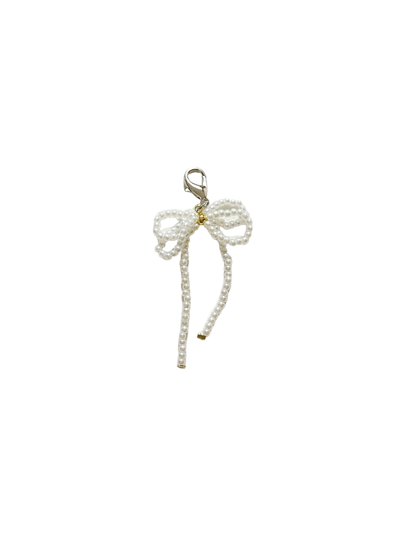 Pearl Small Bow Charm