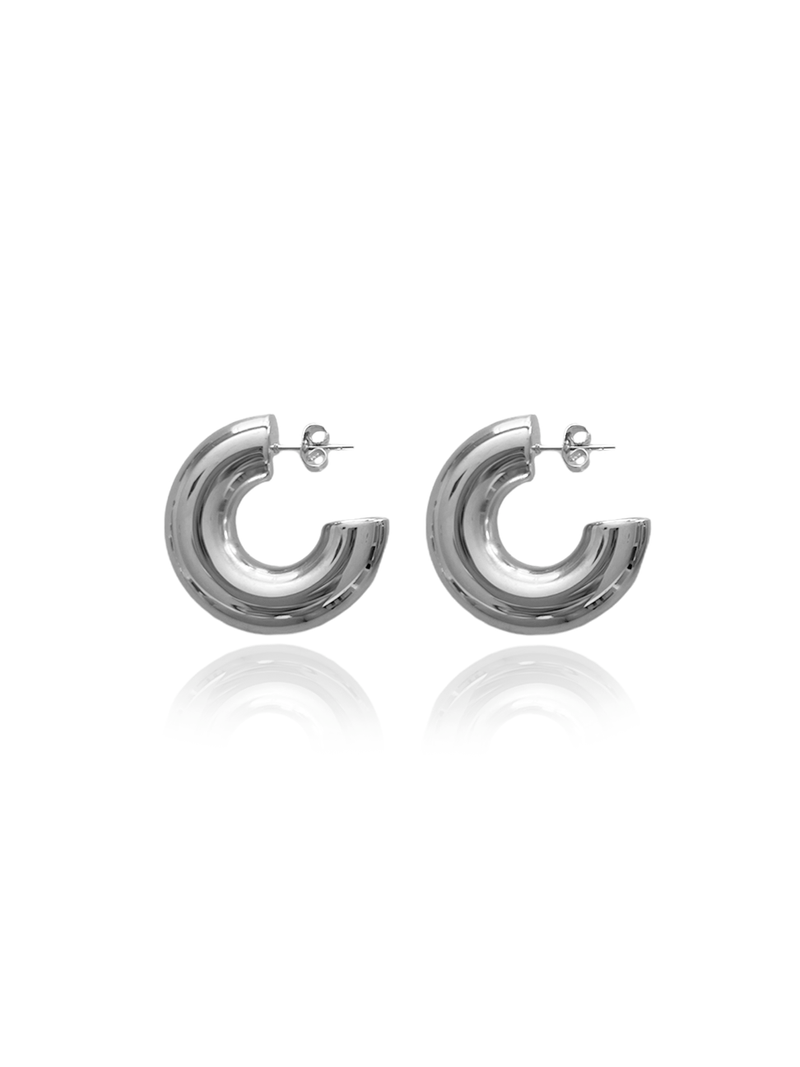 Heather Silver Earring