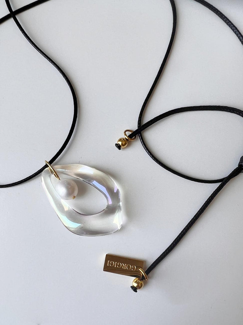 Icy Iridescent Necklace