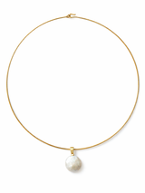 Vera Slim Pearl Necklace