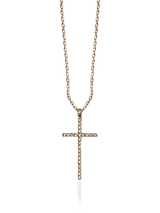 Cubic Cross Necklace