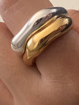 Wave Solid Ring