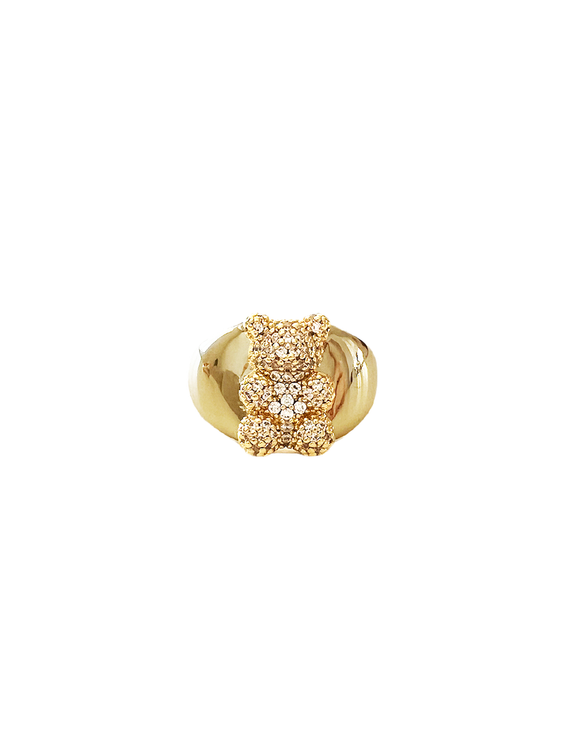 Gorgi Gold Stone Bear Ring