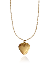 Rosa Heart Locket Necklace