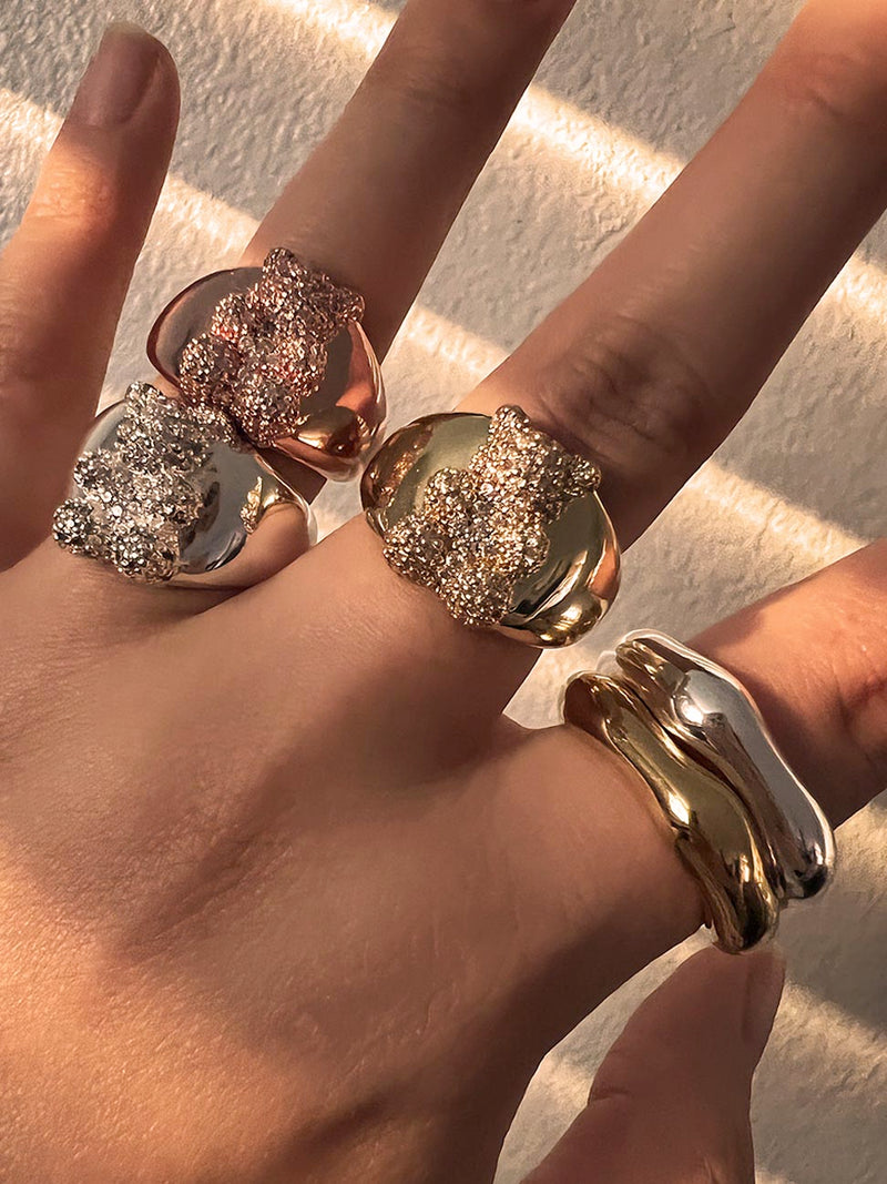 Wave Solid Ring