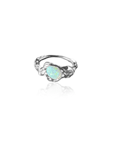 Mermaid Opal Silver Ring