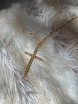 Cubic Cross Necklace